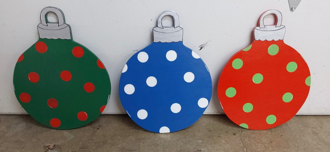 Christmas Ornaments Wood Outdoor Yard Art Decor, Lawn Decorations, Sign