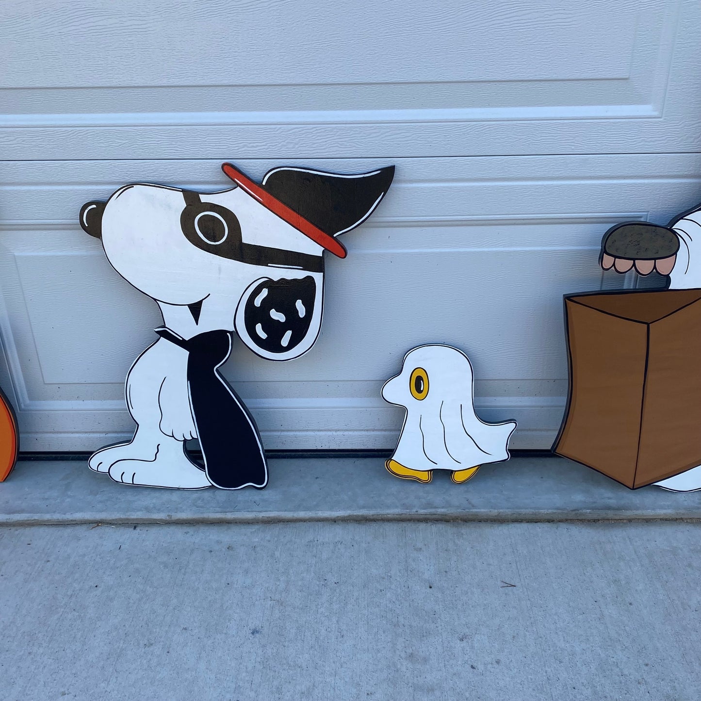 HALLOWEEN GHOSTS WOOD OUTDOOR YARD ART HALLOWEEN DECORATIONS YARD SIGNS