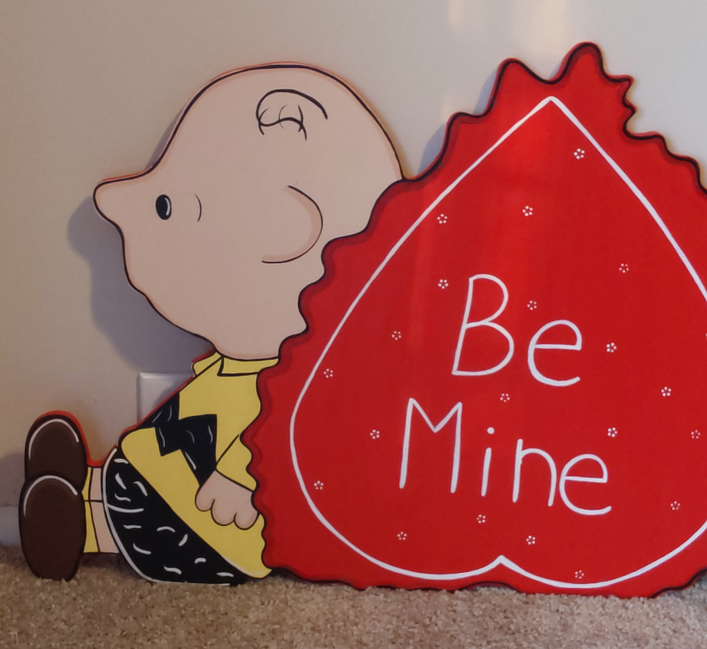 VALENTINE’S DAY WOOD OUTDOOR YARD ART SIGN