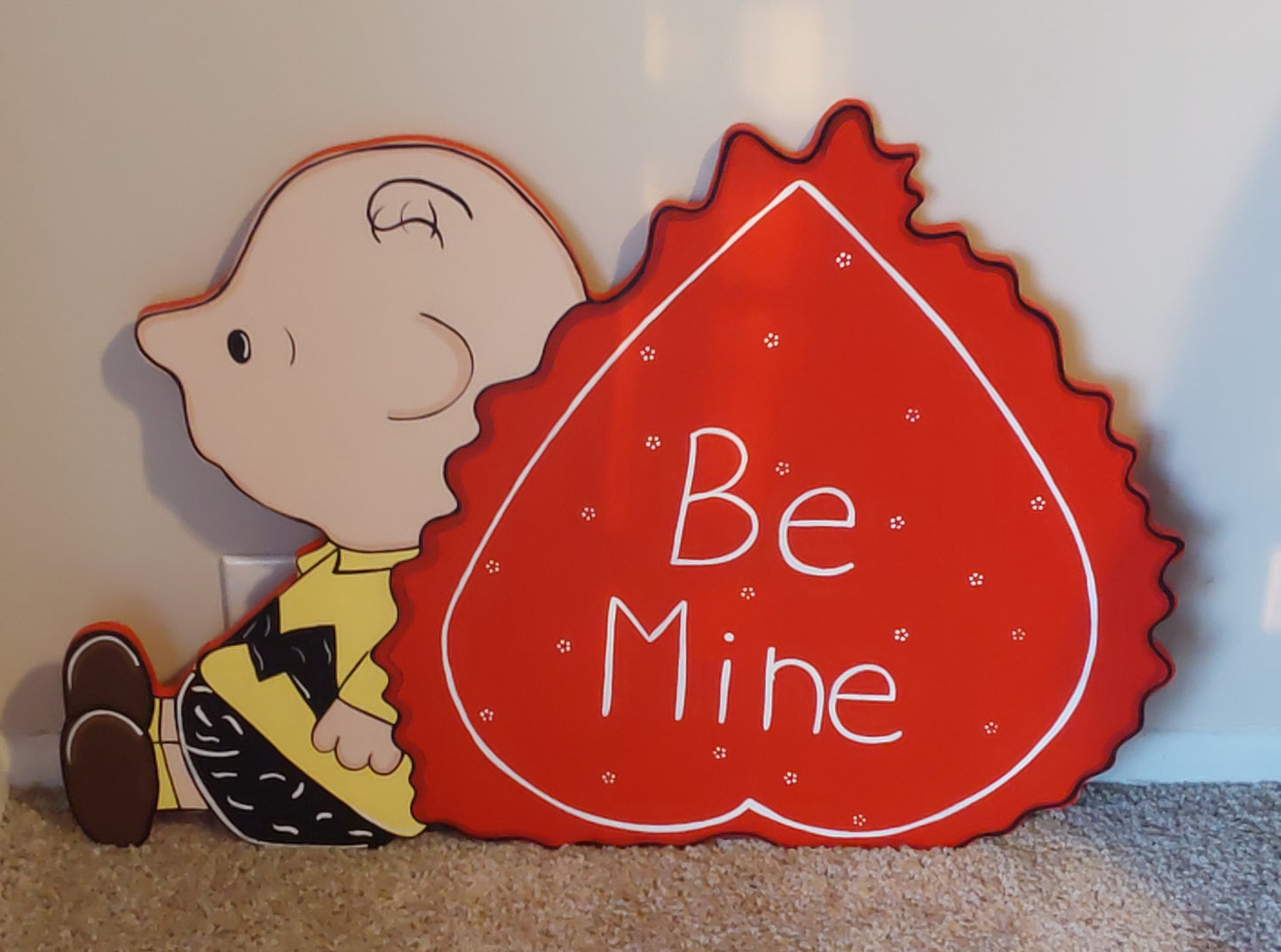 VALENTINE’S DAY WOOD OUTDOOR YARD ART SIGN