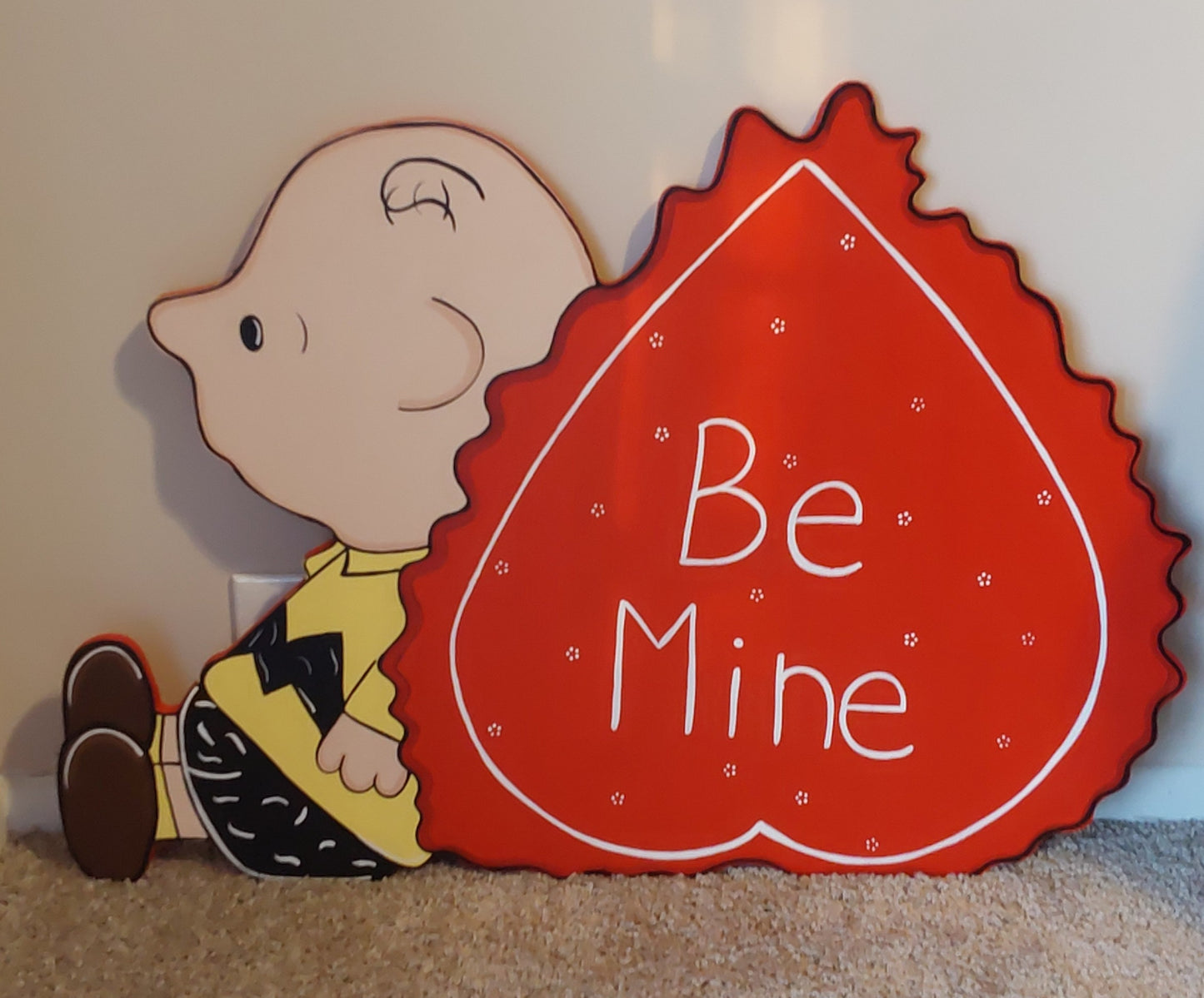 VALENTINE’S DAY WOOD OUTDOOR YARD ART SIGN