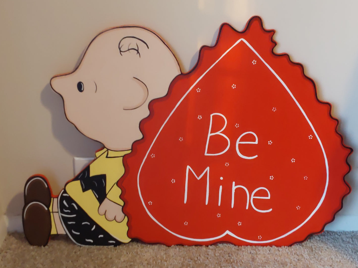 VALENTINE’S DAY WOOD OUTDOOR YARD ART SIGN