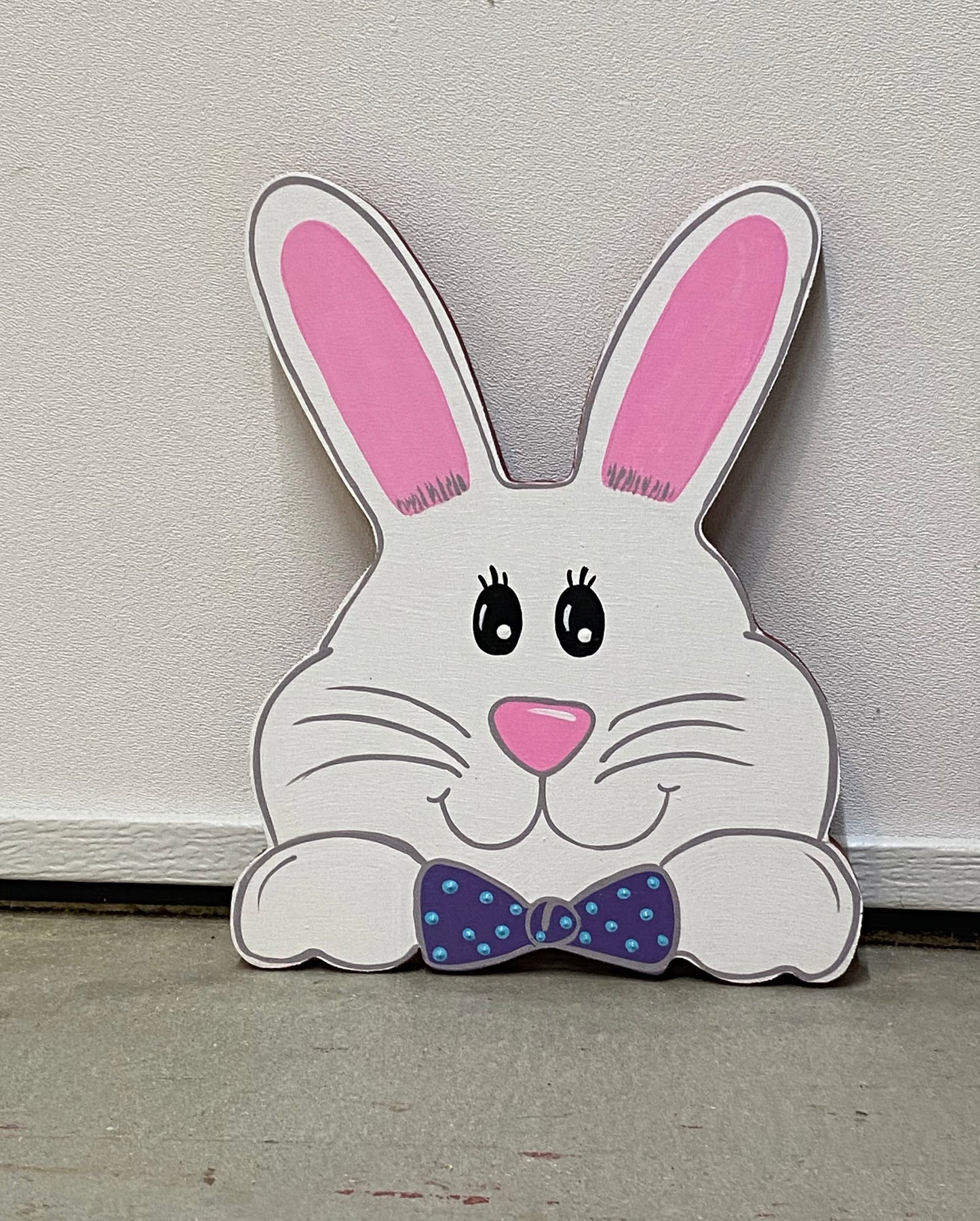 Easter Bunny Wood Lawn or Plant Poke, Easter Decorations, Easter Bunnies, Set of 3