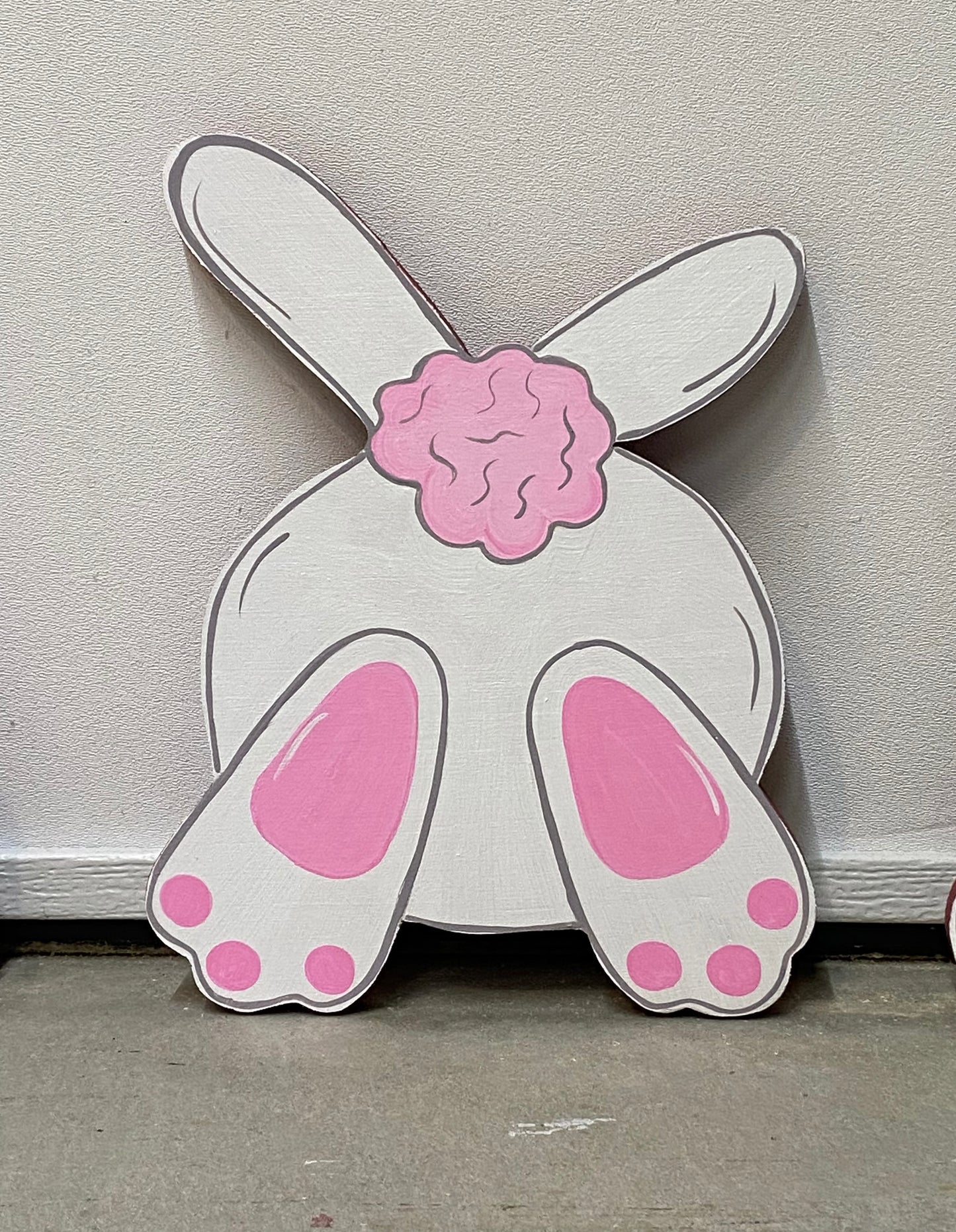 Easter Bunny Wood Lawn or Plant Poke, Easter Decorations, Easter Bunnies, Set of 3