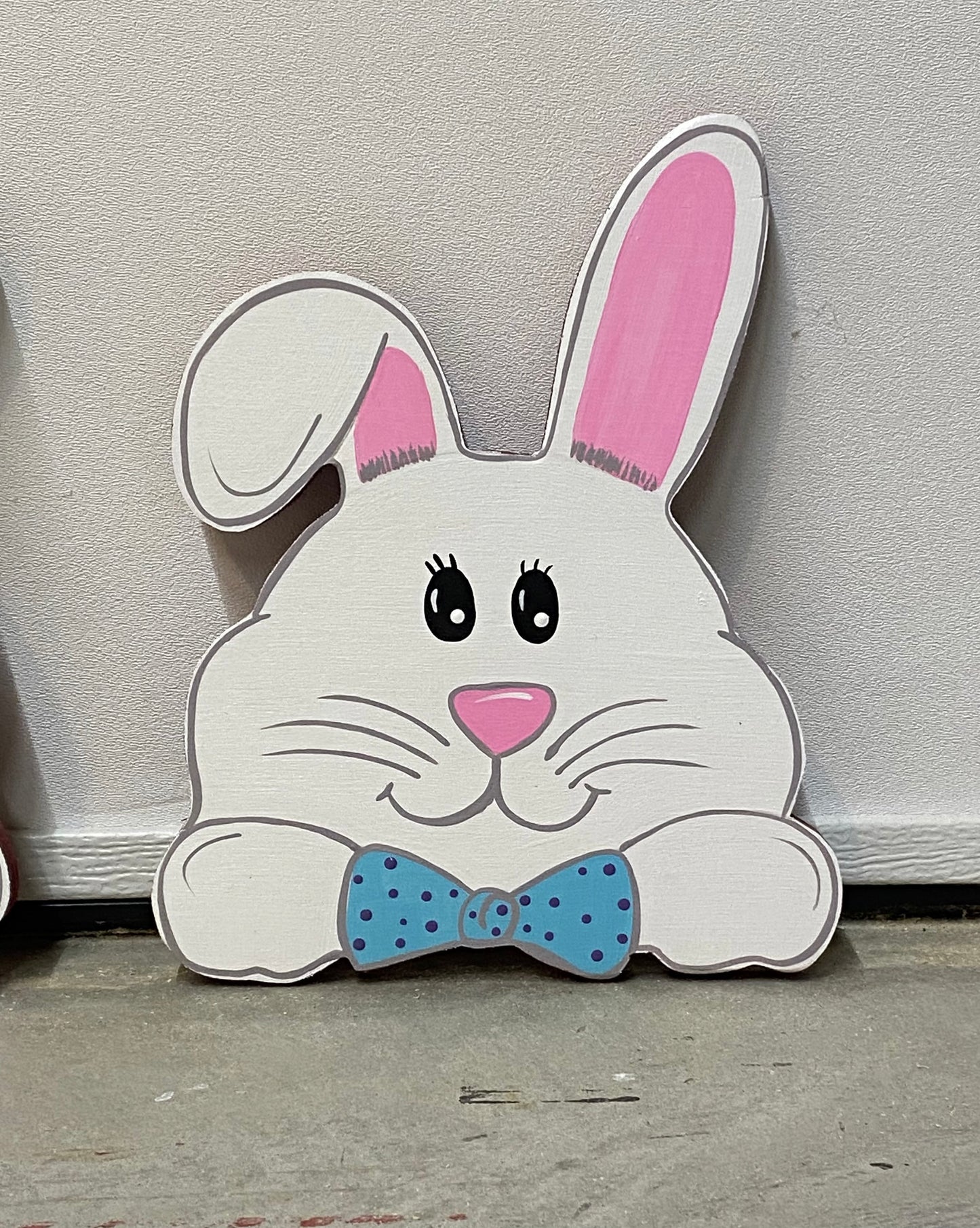 Easter Bunny Wood Lawn or Plant Poke, Easter Decorations, Easter Bunnies, Set of 3
