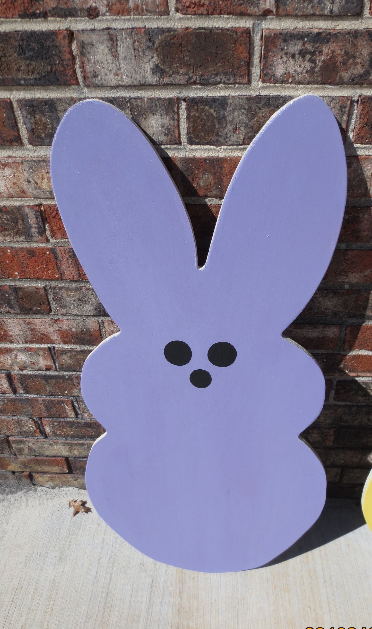 EASTER MARSHMALLOW PEEP WOOD OUTDOOR YARD ART SIGN